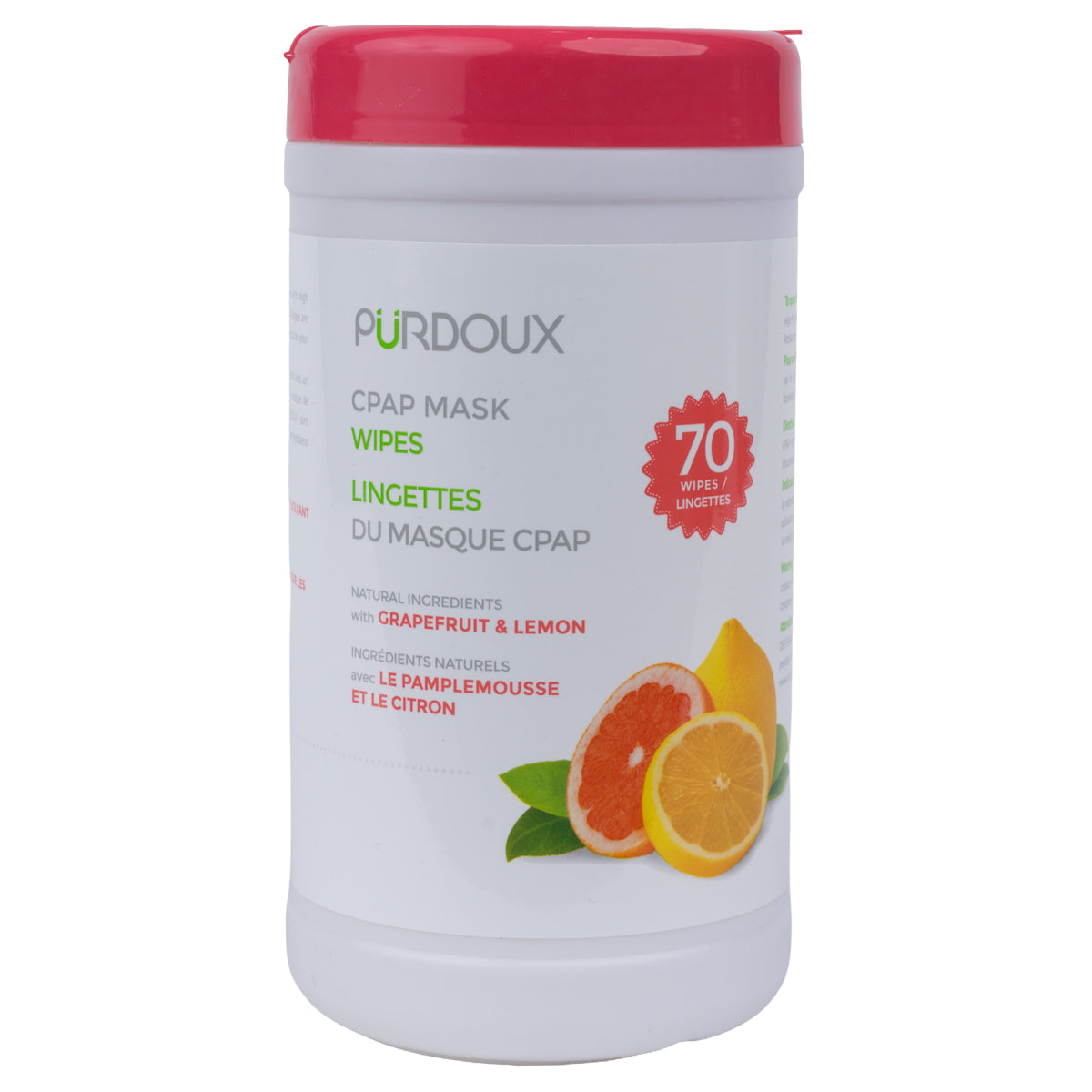 Purdoux CPAP Cleaning Wipes – Alcohol-Free & Natural