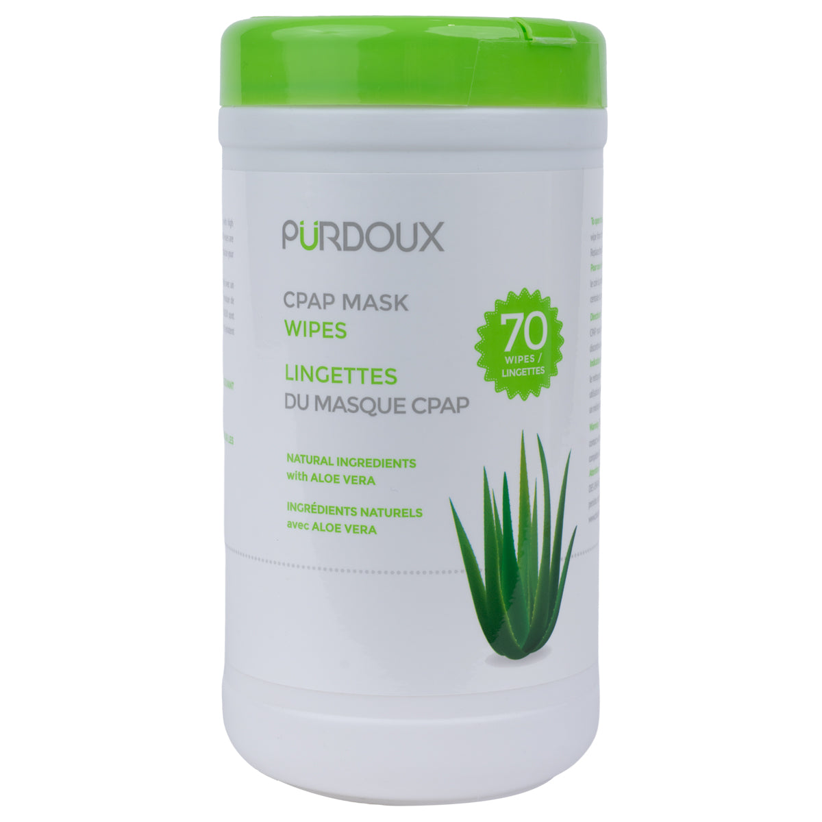 Purdoux CPAP Cleaning Wipes – Alcohol-Free & Natural